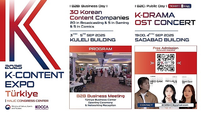 “K-Content Expo Türkiye’de” kapılarını açıyor