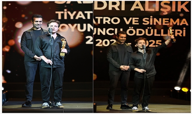 Genç yetenek Doğa Karakaş 26. Sadri Alışık Ödüllerinde “En Başarılı Erkek Oyuncu” ödülünü aldı.