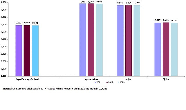 İl Seviyesinde Beşeri Sermaye Endeksi, 2021-2023