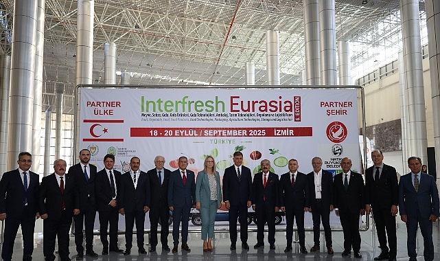 Yaş meyve sebze sektörüne yıllık 250 milyon dolar katkı sağlayan Interfresh Eurasia Fuarı İzmir’de açıldı
