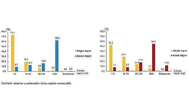 Girişim Özelliklerine Göre Uluslararası Hizmet Ticareti İstatistikleri, 2023
