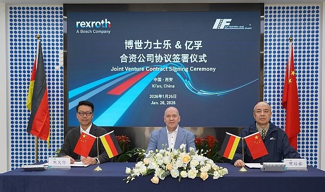Bosch Rexroth, Çin’de Xi’an IF Intelligent Equipment ile ortak girişim anlaşması imzaladı