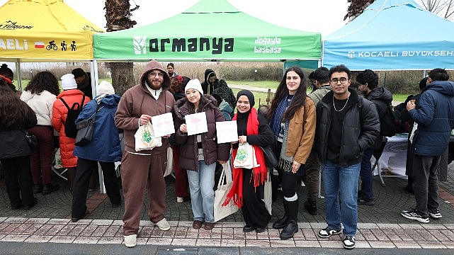 Doğanın en zarif misafirleri hayran bıraktı