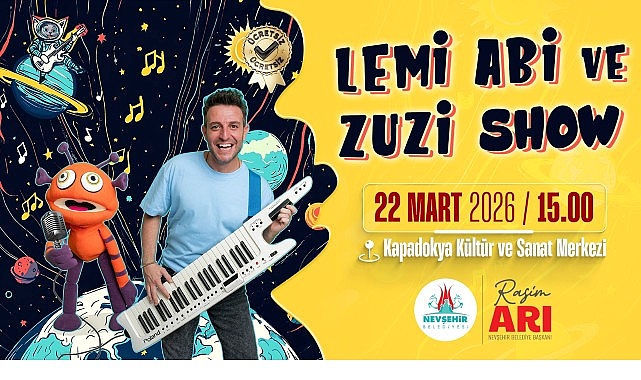 Lemi Abi ve Zuzi, Nevşehirli Çocuklarla Buluşacak