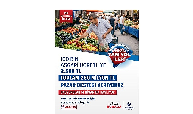 İstanbul’da Sosyal Yardımlar Genişliyor