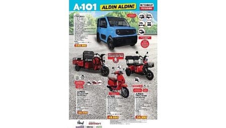 16 Temmuz’da A101’de Elektrikli Araç Dikkat Çekiyor
