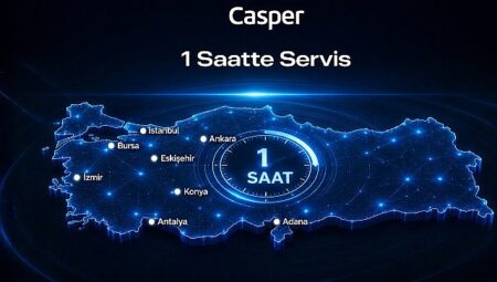 Casper, 11 Yıldır Sürdürdüğü “1 Saatte Servis” Hizmetiyle Türkiye’de Satış Sonrası Hizmetlerde Fark Yaratıyor