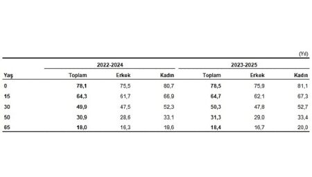 Hayat Tabloları, 2023-2025