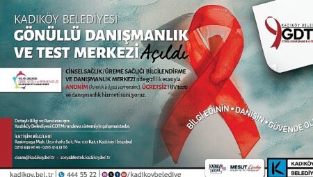 Kadıköy’de Ücretsiz Anonim HIV Testi ve Danışmanlık Hizmeti Başladı