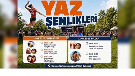 Kahramankazan’da Yaz Şenlikleri Başlıyor