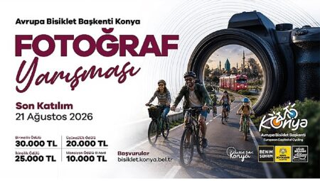Konya Büyükşehir’den “Avrupa Bisiklet Başkenti Konya” Temalı Fotoğraf Yarışması