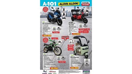A101’den Motosiklet Tutkunlarına Yeni Modeller