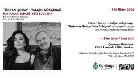 Türkan Şoray “Hatıralar Bahçesinde Buluşma” Sergisi ile Çankaya’da