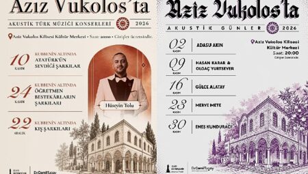 Aziz Vukolos’ta akustik müzik konserleri başlıyor