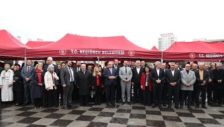 Keçiören’de Atatürk Anılarak Cumhuriyet Bayramı Kutlandı