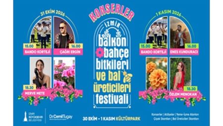 Kültürpark’ta çiçek ve bal festivali başlıyor
